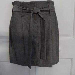 Limited Skirt Pleated Top Size 2 Grey EUC